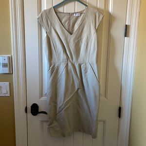 Calvin Klein V-neck Linen dress